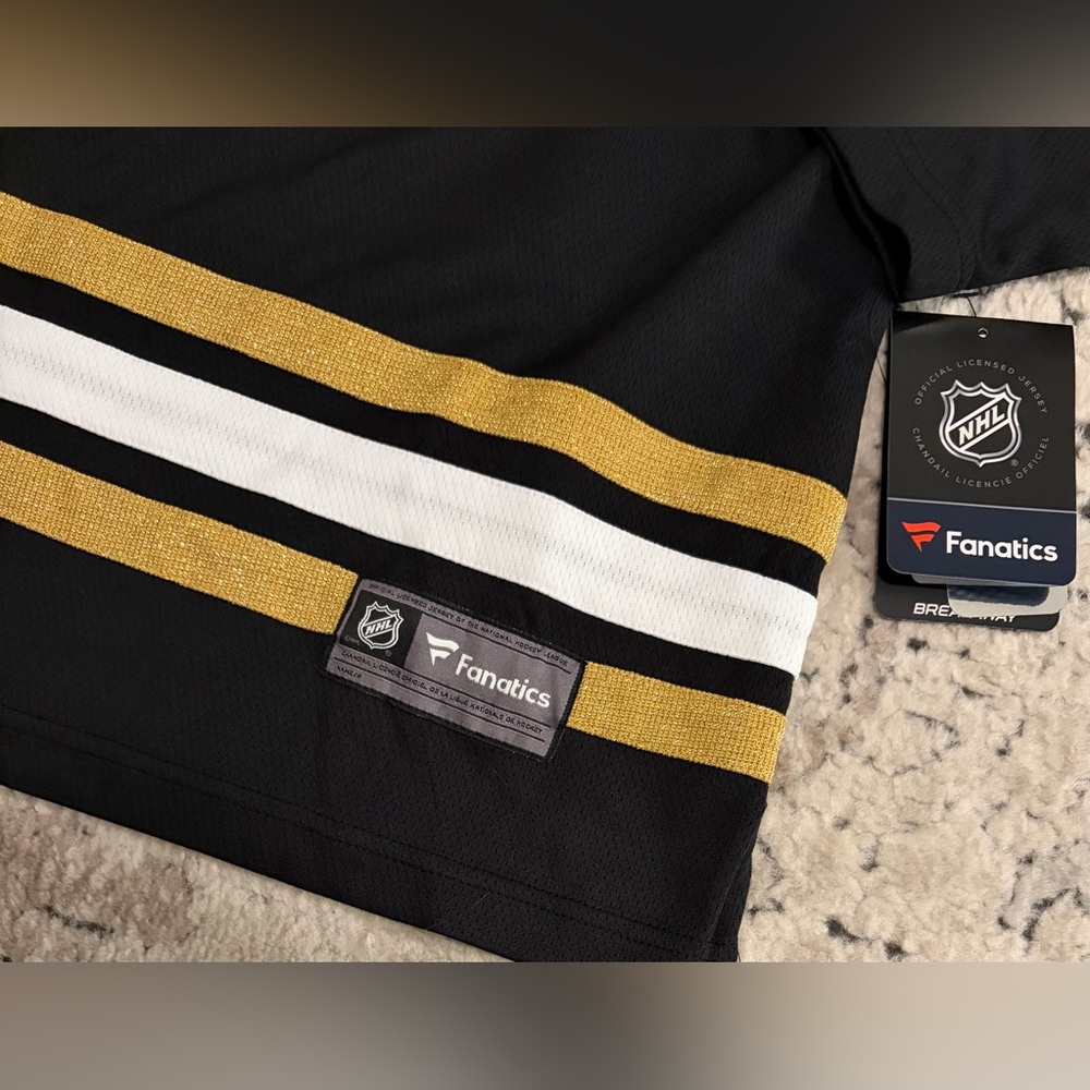 Fanatics Authentic Boston Bruins 100th Anniversary Pastrnak #88 Jersey Women’s S - Picture 4 of 6